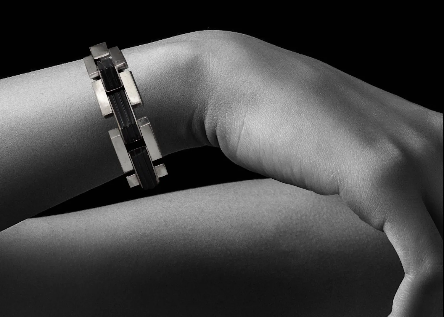 Dark Coffee Acrylic Bracelet